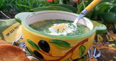 Рецепт Зеленого борща на новый лад