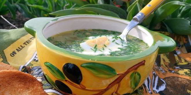 Рецепт Зеленого борща на новый лад