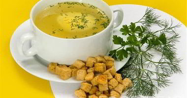 Рецепт Бульона с гренками