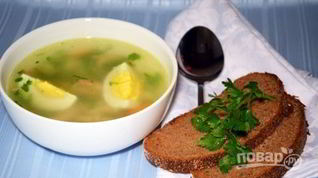 Рецепт Бульона с яйцом