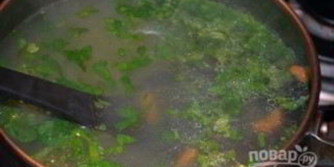 Рецепт бульона с яйцом