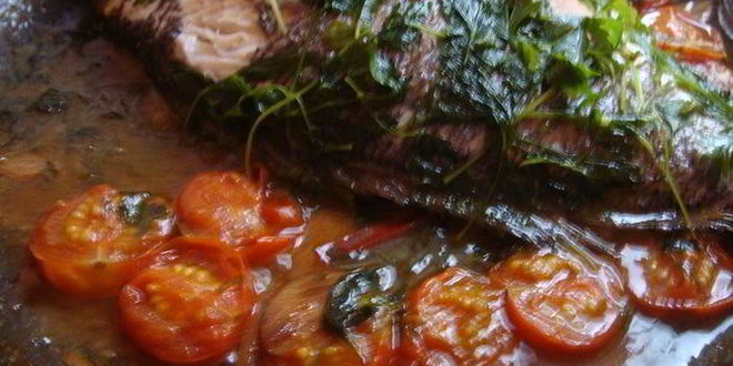 Рецепт дорады в сумасшедшем бульоне