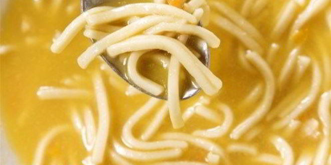 Рецепт Густого куриного бульона с вермишелью