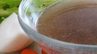 Рецепт Крепкого говяжьего бульона