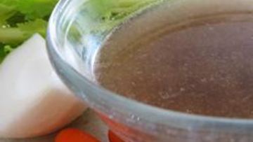 Рецепт Крепкого говяжьего бульона