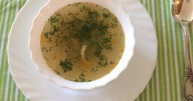 Рецепт Куриного бульона с домашней лапшой