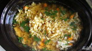 Рецепт Куриного бульона с вермишелью