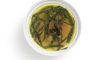 Рецепт Куриного бульона с водорослями нори