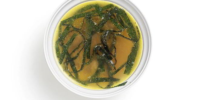 Рецепт Куриного бульона с водорослями нори