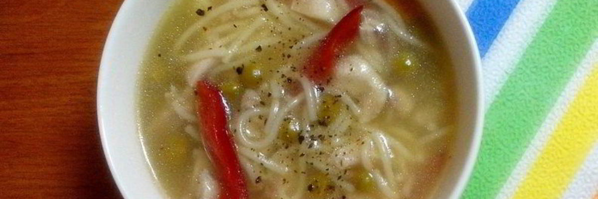 Рецепт Куриного супа на овощном бульоне