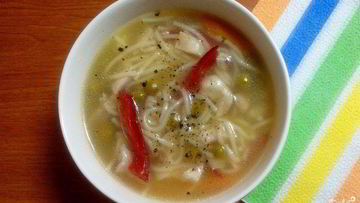 Рецепт Куриного супа на овощном бульоне