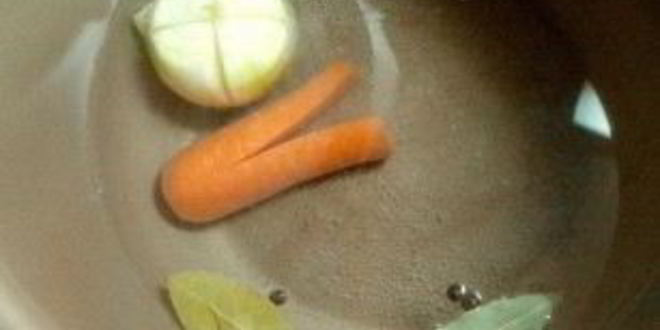 Рецепт куриного супа на овощном бульоне