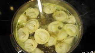 Рецепт Пельменей с бульоном