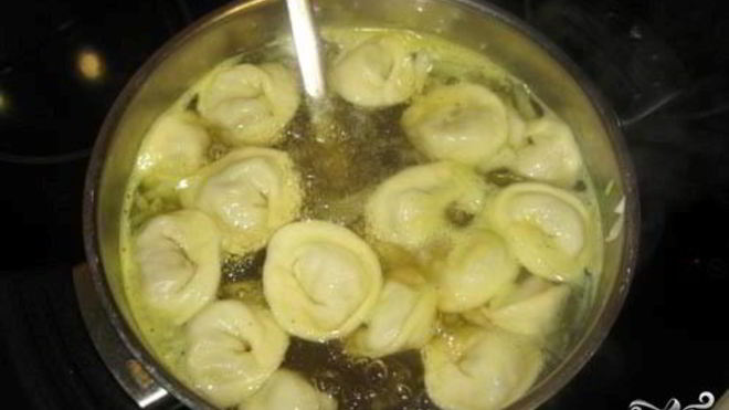 Рецепт пельменей с бульоном