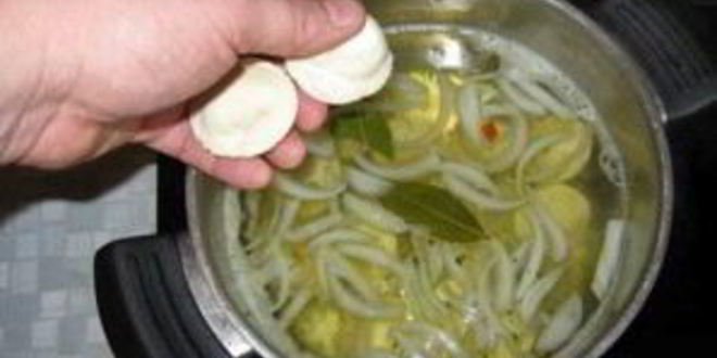 Рецепт пельменей с бульоном