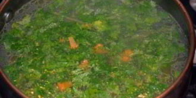 Рецепт супа на мясном бульоне