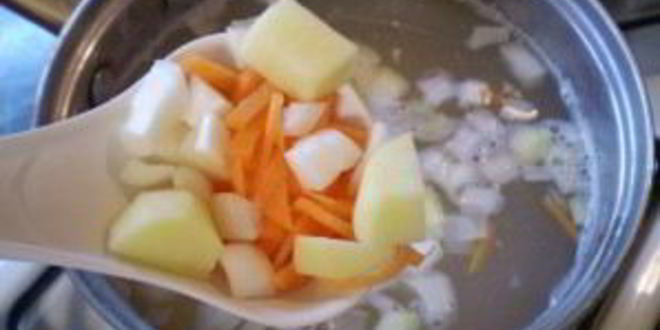 Рецепт супа на рыбном бульоне