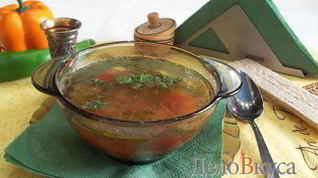 Рецепт Супа с фрикадельками и яйцом на мясном бульоне