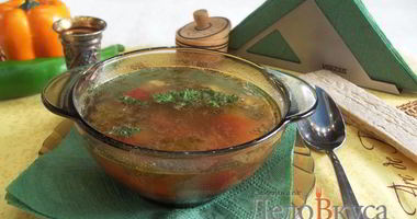 Рецепт Супа с фрикадельками и яйцом на мясном бульоне