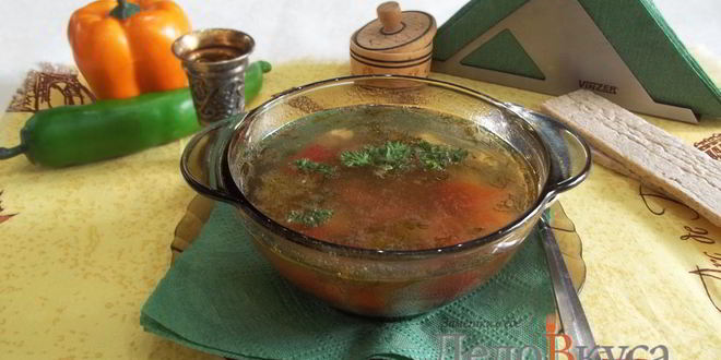 Рецепт супа с фрикадельками и яйцом на мясном бульоне