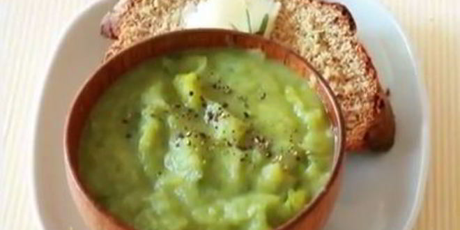 Рецепт Быстрого картофельного супа с пореем