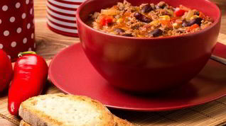 Рецепт Чили кон карне с рисом из цветной капусты