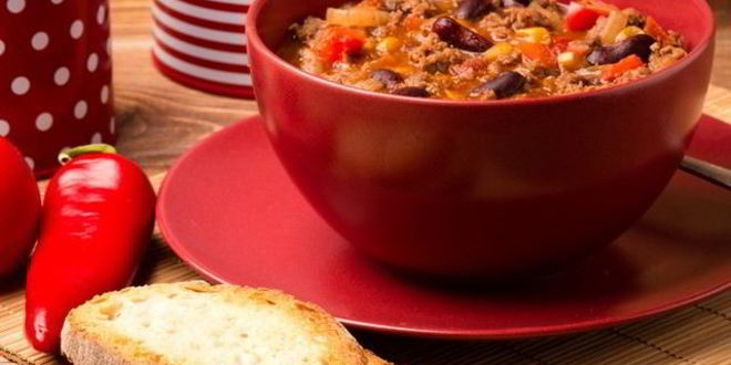 Рецепт Чили кон карне с рисом из цветной капусты