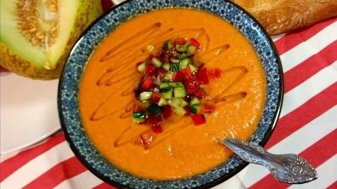 Рецепт гаспачо с дыней