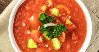 Рецепт Гаспачо с газированной водой