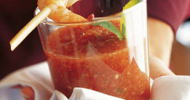 Рецепт Гаспачо с креветками