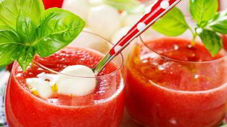 Рецепт Гаспачо с моцареллой