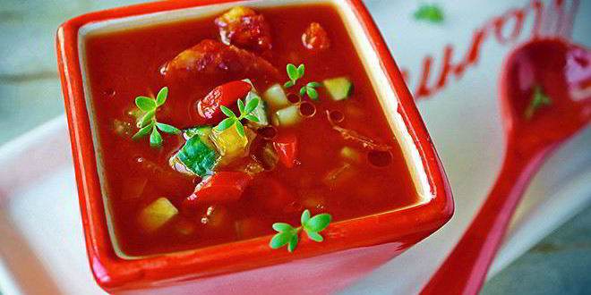 Рецепт Гаспачо — томатного льда и пламень