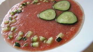 Рецепт Холодного летнего супа Гаспачо