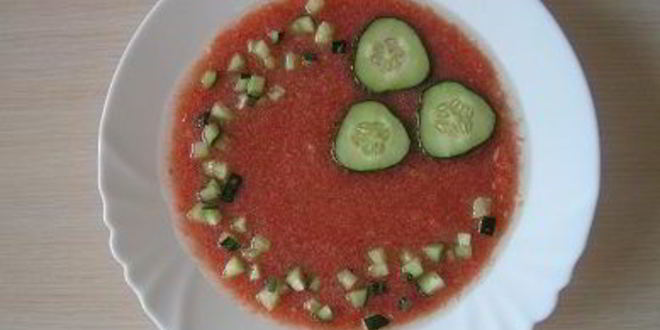 Рецепт холодного летнего супа гаспачо