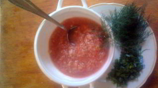 Рецепт Классического томатного супа гаспачо