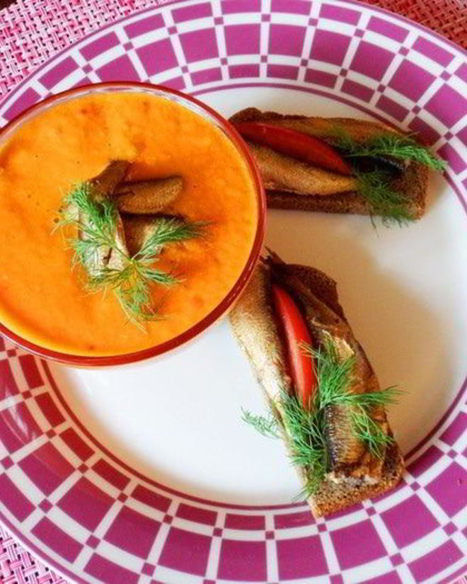 Рецепт кубанского гаспачо