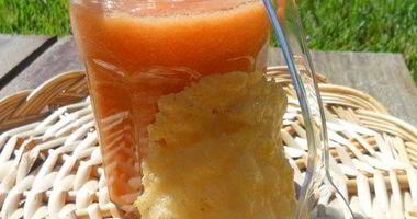 Рецепт Острого гаспачо с чипсами из пармезана