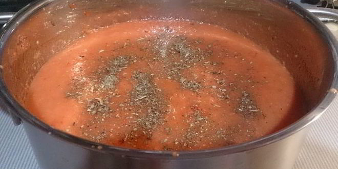 Рецепт острого гаспачо с кабачком