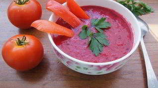 Рецепт Свекольного гаспачо с петрушкой