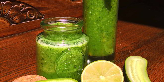 Рецепт Зеленого гаспачо Дачного смузи