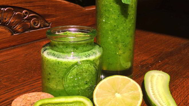 Рецепт зеленого гаспачо дачного смузи