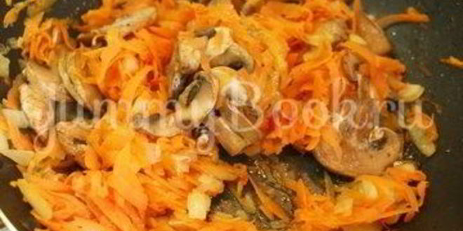 Рецепт горохова-грибного суп