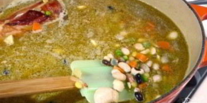 Рецепт горохового супа из свиной рульки