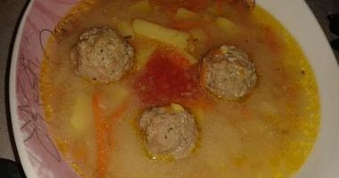 Рецепт Горохового супа с фрикадельками