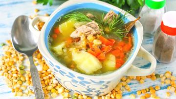 Рецепт Горохового супа с говядиной
