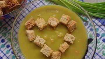 Рецепт Горохового супа с гренками