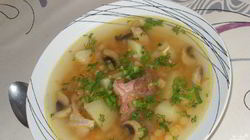 Рецепт Горохового супа с грибами