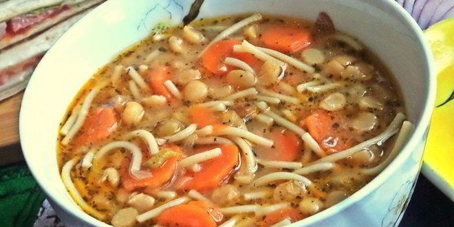 Рецепт горохового супа с итальянским акцентом