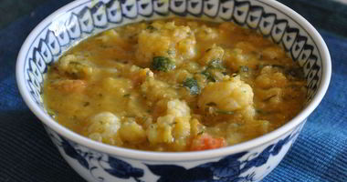 Рецепт Горохового супа с картофелем и цветной капустой