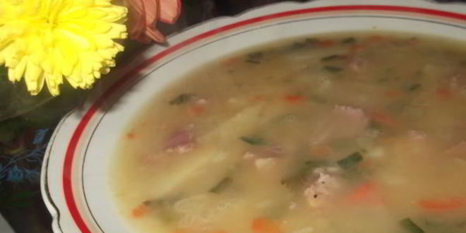 Рецепт горохового супа с копчеными свиными хрящиками